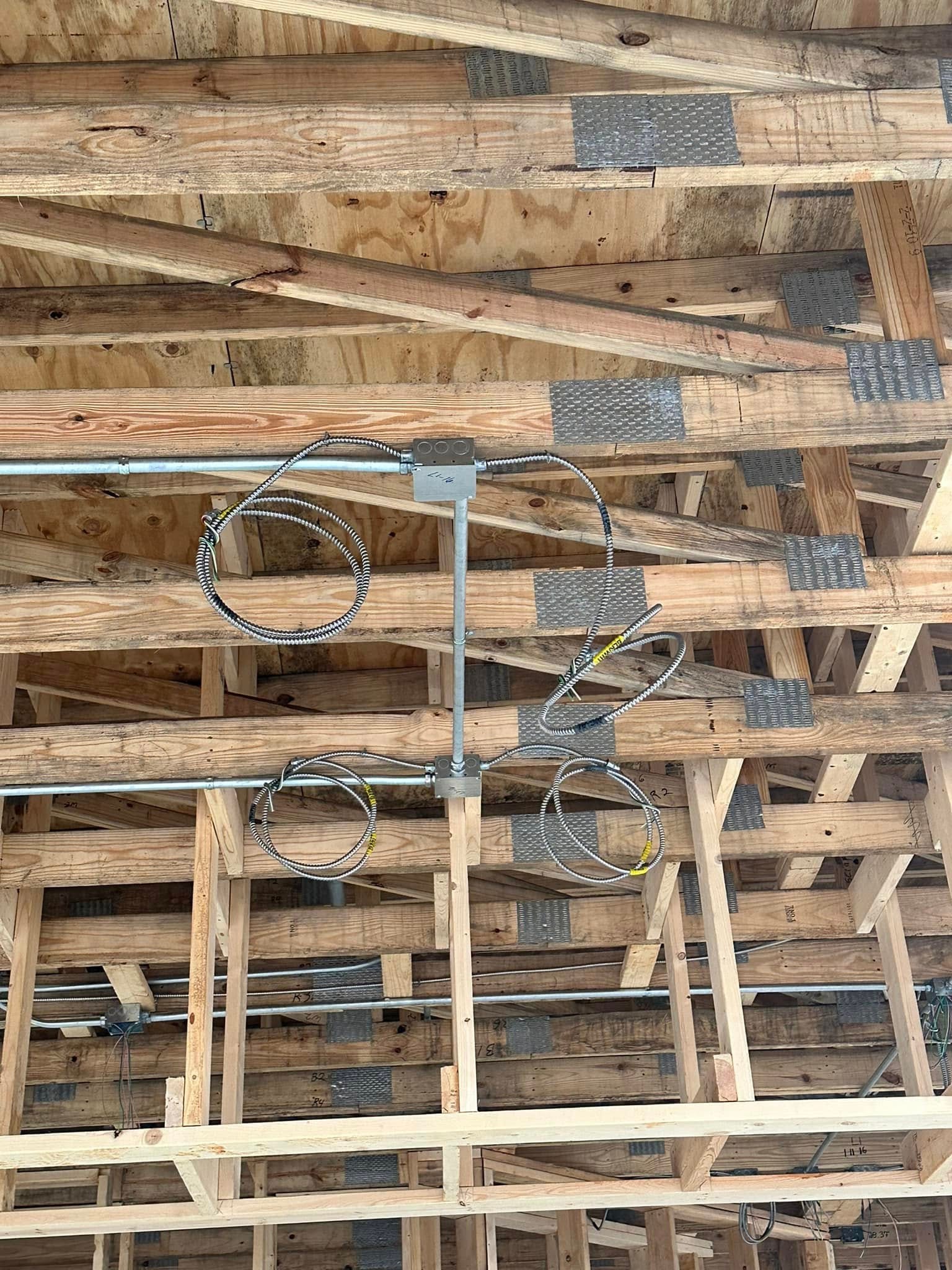 Ceiling Rough-In — Commercial Build